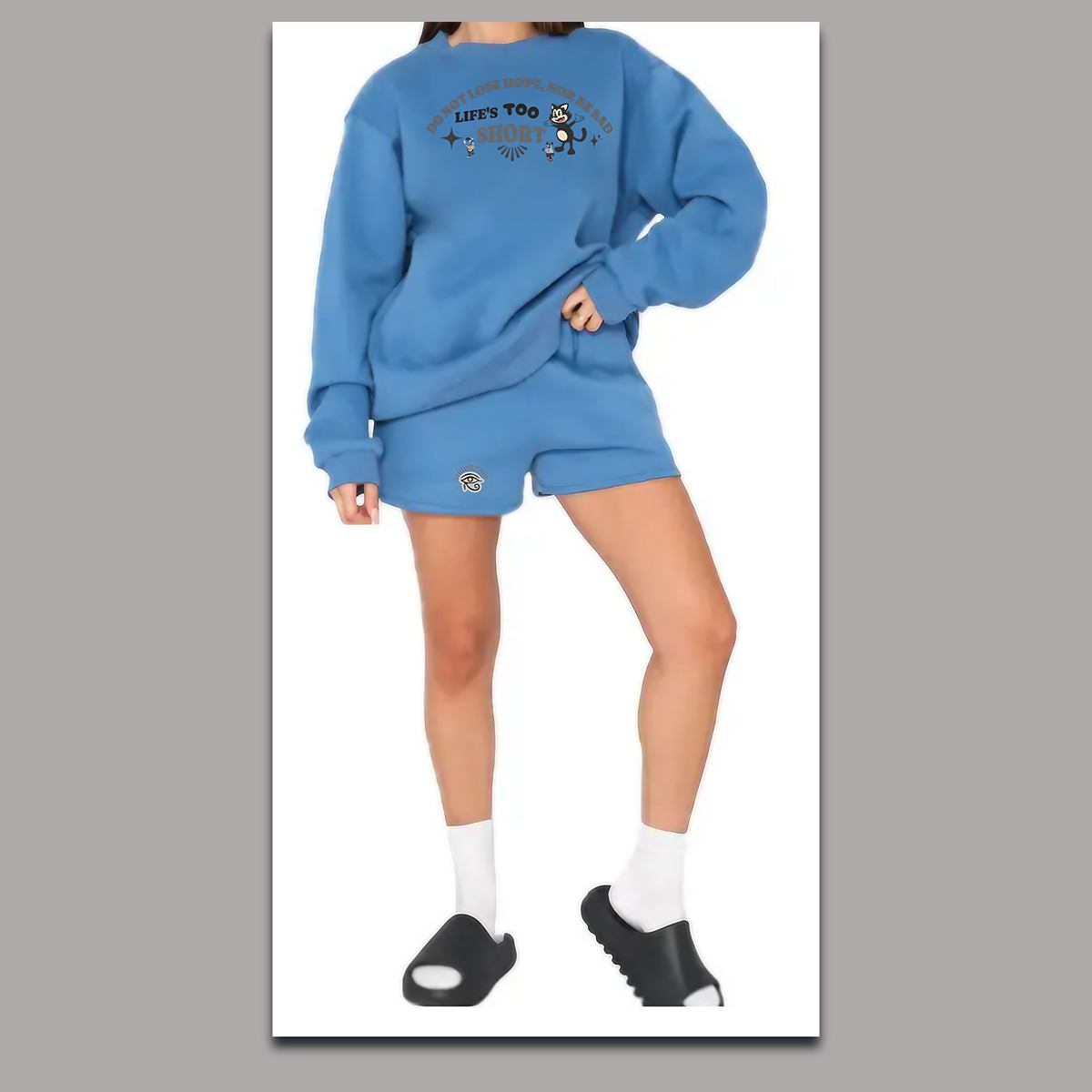Women Sweatshirt Short Sets